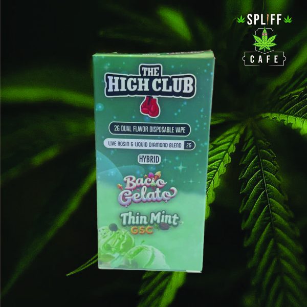 The High Club Vape – Bacio Gelato x Thin Mint GSC Dual Flavor Disposable Vape