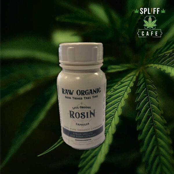 CBD 2:1 Full Flower Live Rosin Capsules – 200mg Organic Full-Spectrum Extract