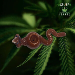 Snake-Shaped Glass Pipe